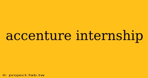 accenture internship