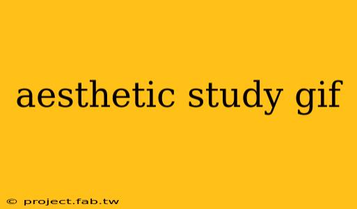 aesthetic study gif