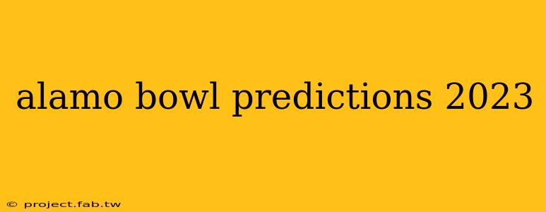 alamo bowl predictions 2023