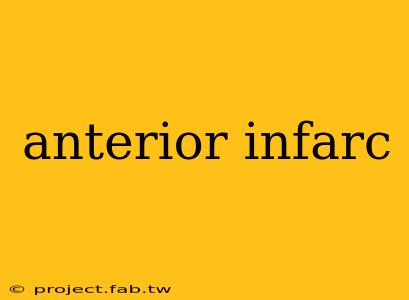 anterior infarc