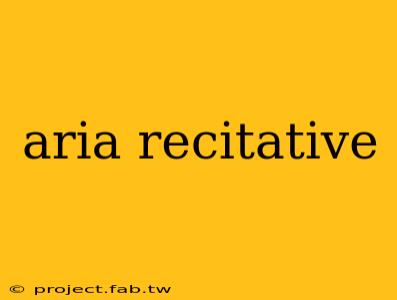 aria recitative