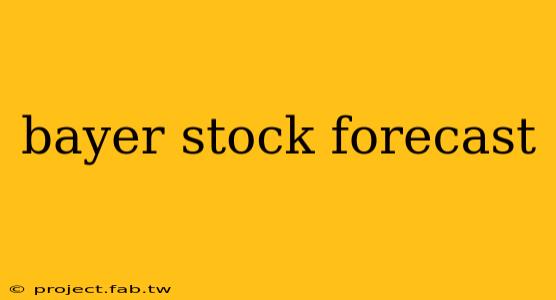 bayer stock forecast