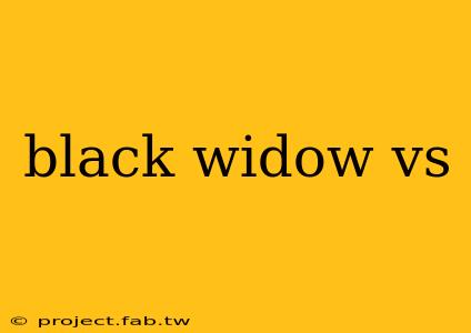 black widow vs