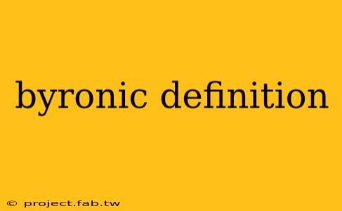 byronic definition