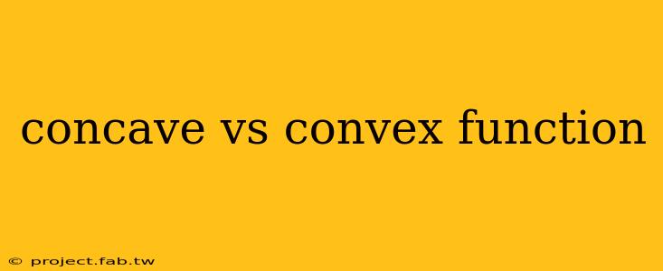 concave vs convex function