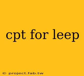 cpt for leep