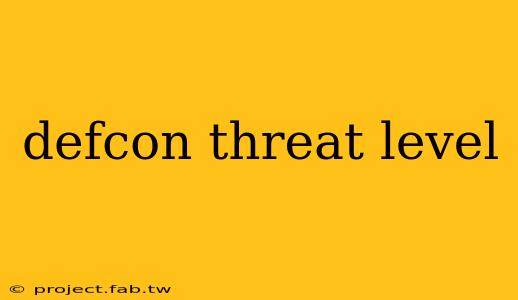 defcon threat level