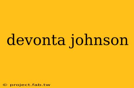 devonta johnson