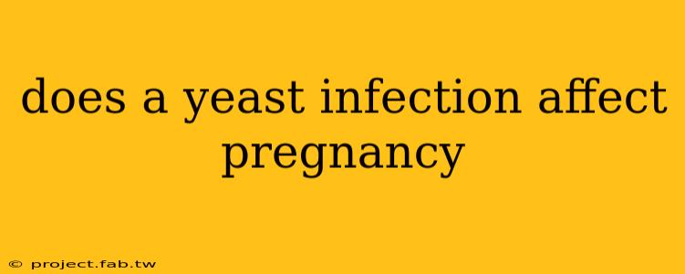 does a yeast infection affect pregnancy