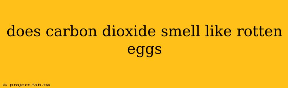 does carbon dioxide smell like rotten eggs