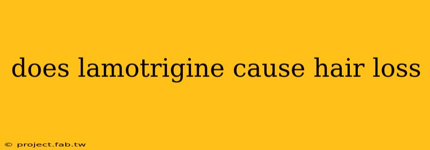 does lamotrigine cause hair loss