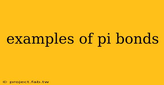 examples of pi bonds