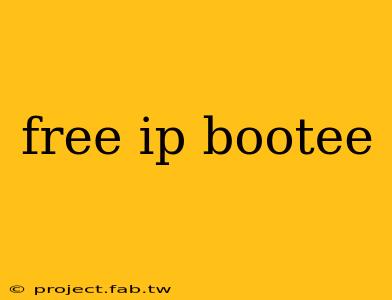 free ip bootee