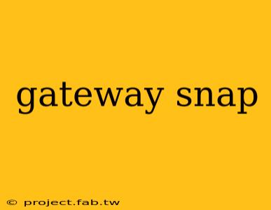 gateway snap