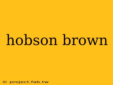 hobson brown