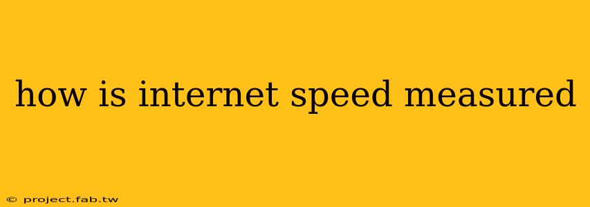 how is internet speed measured