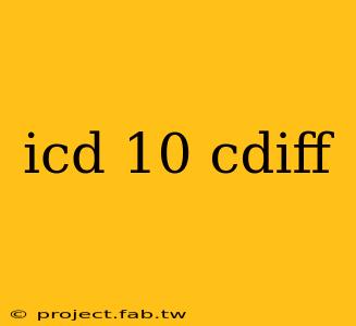 icd 10 cdiff