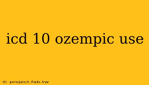 icd 10 ozempic use