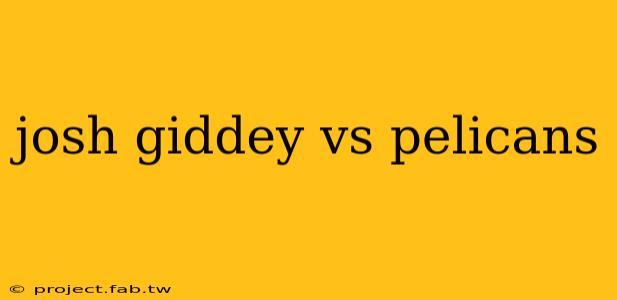 josh giddey vs pelicans