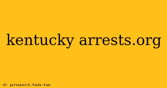 kentucky arrests.org