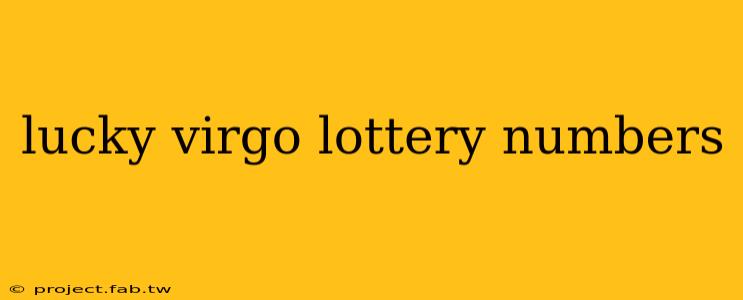 lucky virgo lottery numbers