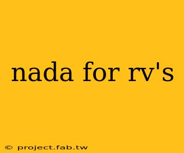 nada for rv's