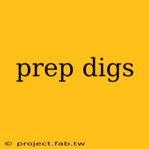 prep digs