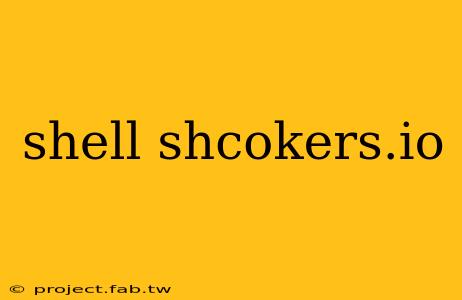 shell shcokers.io