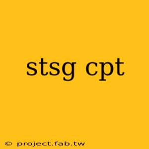 stsg cpt