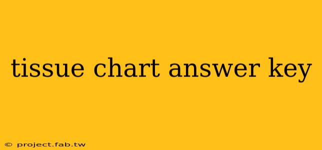 tissue chart answer key