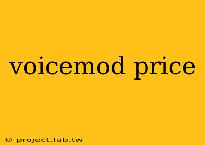 voicemod price