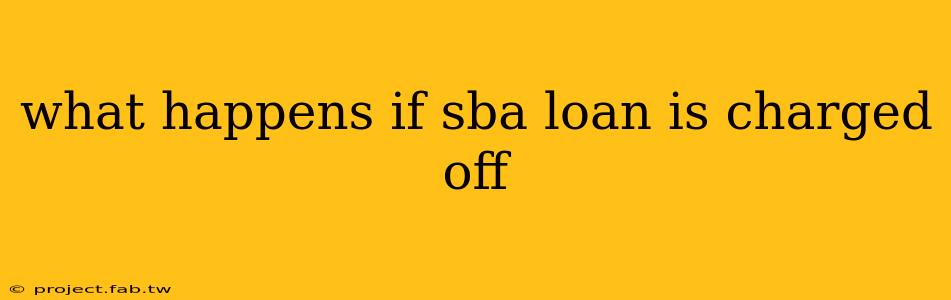 what happens if sba loan is charged off