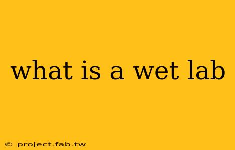 what is a wet lab