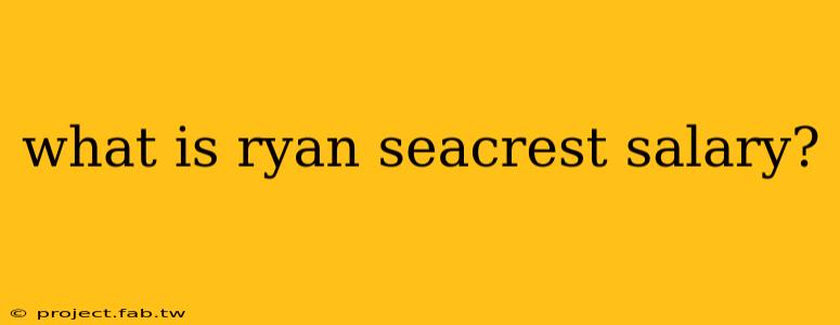 what is ryan seacrest salary?