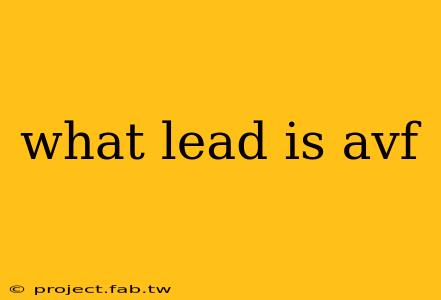 what lead is avf