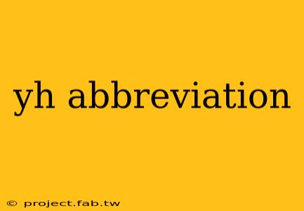 yh abbreviation